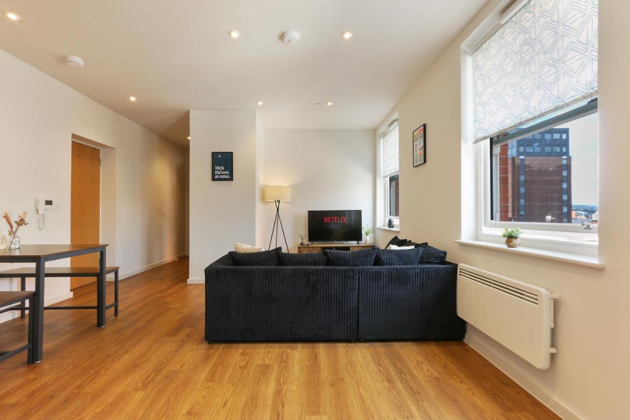 Modern 2-Bed Apartment, Free Parking, City Centre, Netflix & Pet Friendly - Hosted By Stay Host Save Sheffield Eksteriør bilde